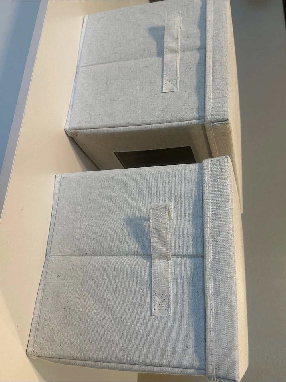 Citylife Foldable Fabric Storage Bin with Lid - Set of 2
